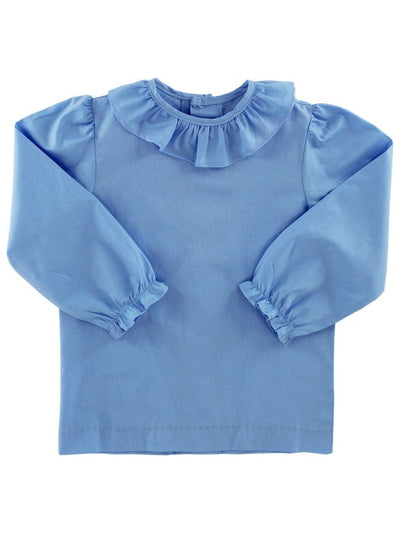 Cornflower Ruffle Shirt