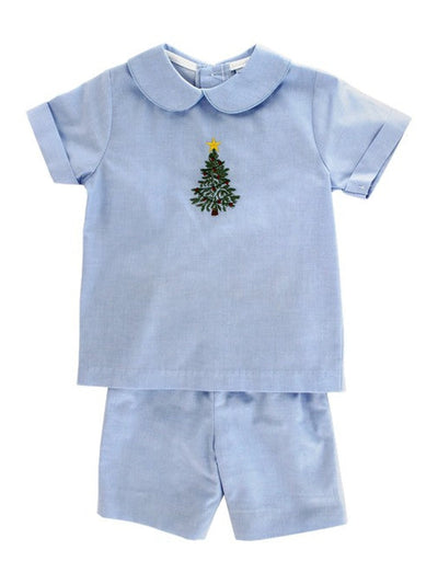PRE-ORDER Oh Christmas Tree Dressy Shorts Set