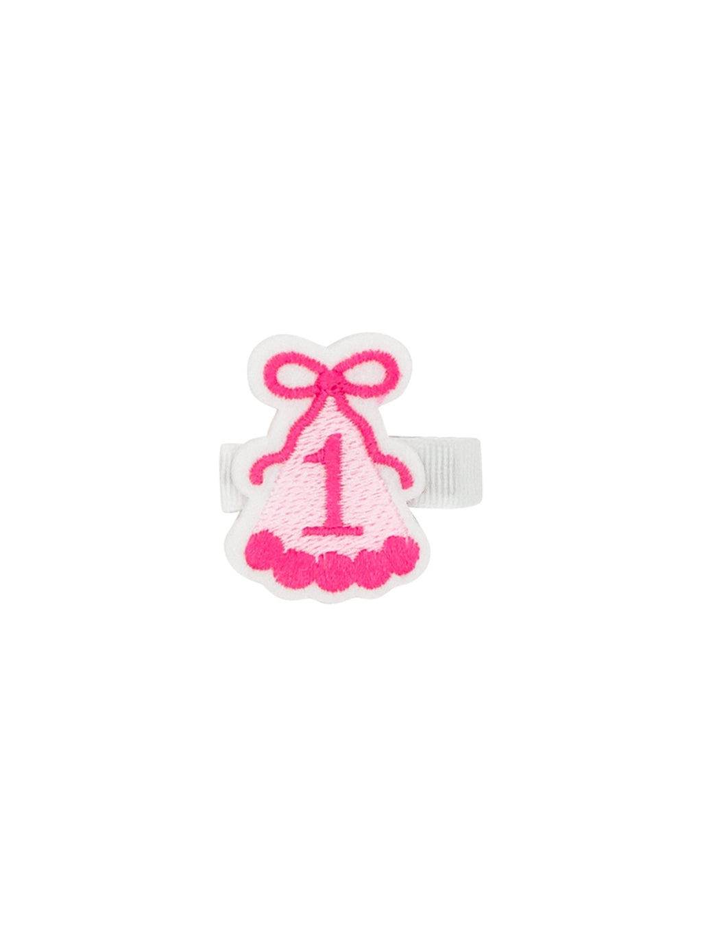 Birthday Hat Embroidery Felt Hair Clip