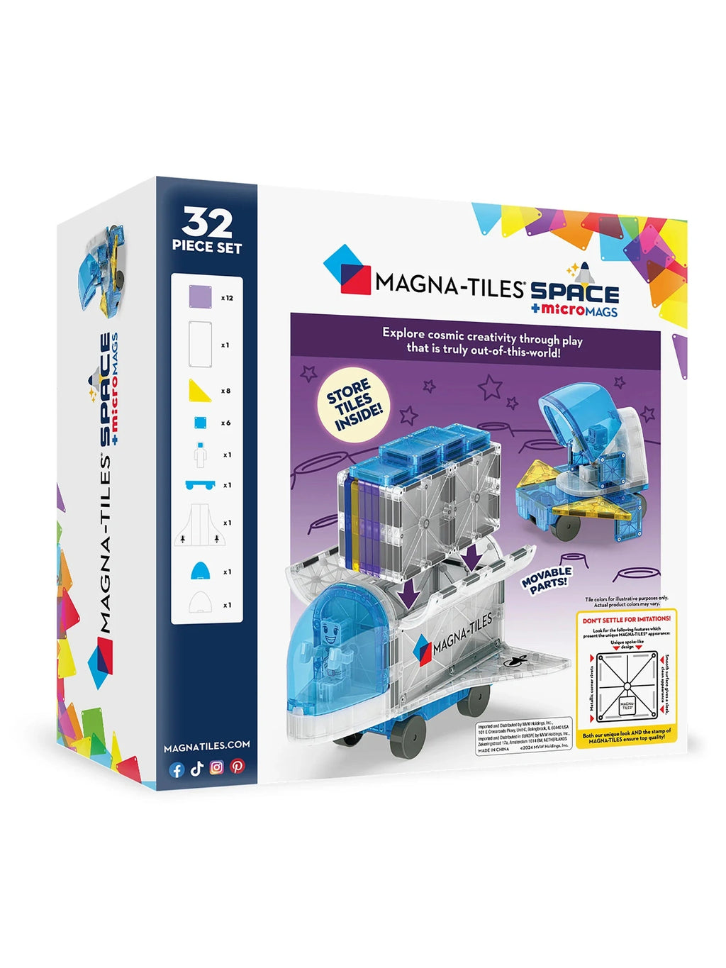Magna-Tiles Space 32pc. Set