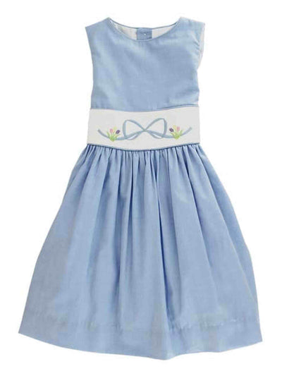 PRE-ORDER Chambray Bow Dress