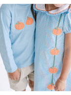 Pumpkin Trio Applique L/S Shirt