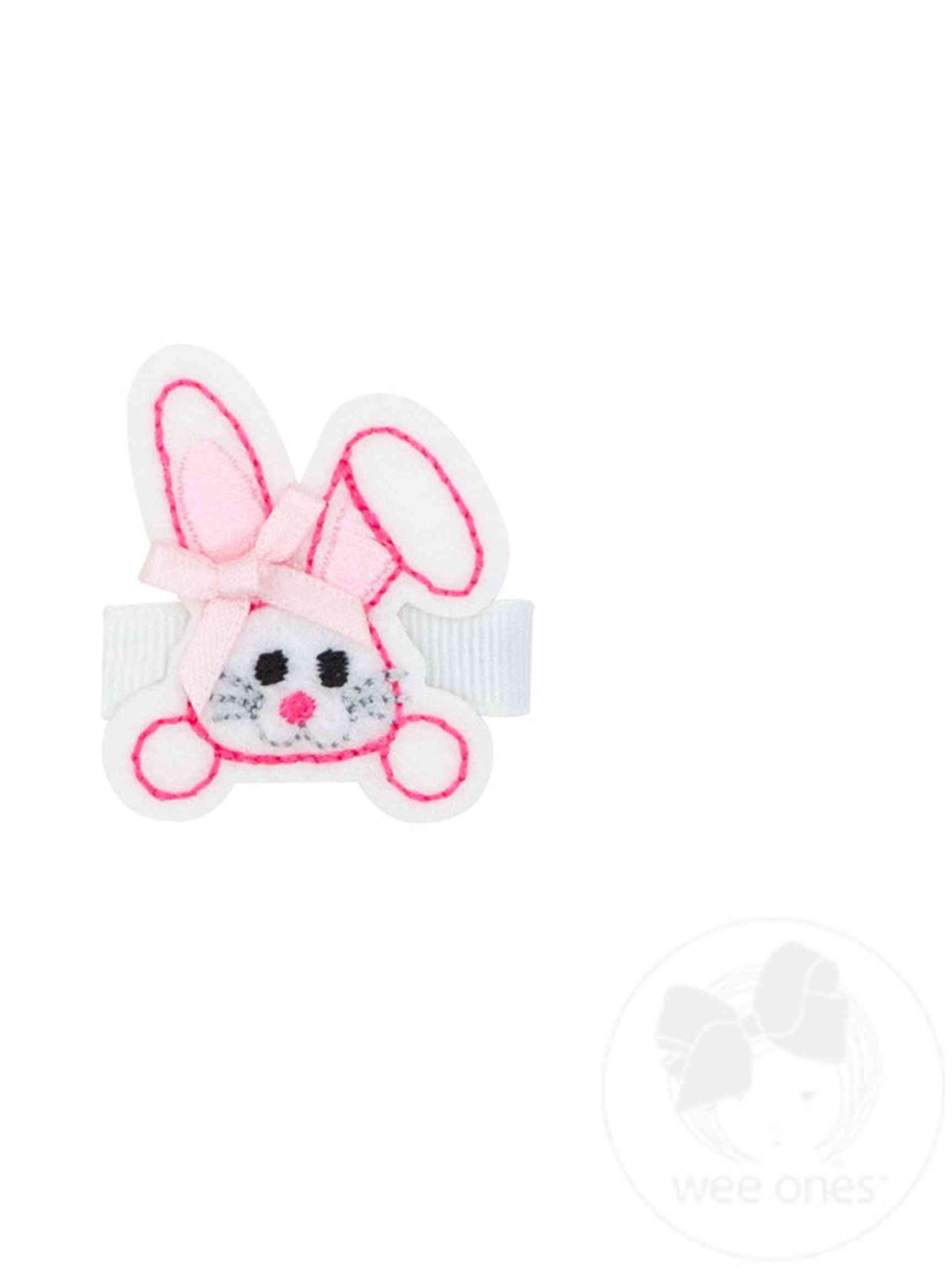 Easter Bunny Embroidered Felt Stacker Clip