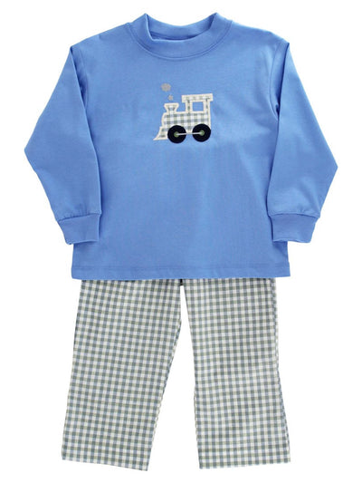 PRE-ORDER Little Locomotive Boys Pant Set