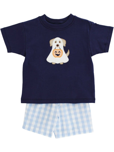 PRE-ORDER Happy Howl-O-Ween Boy Short Set