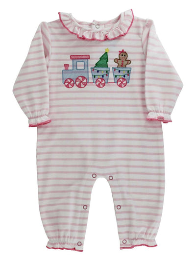 PRE-ORDER Gingerbread Express Kendall Romper