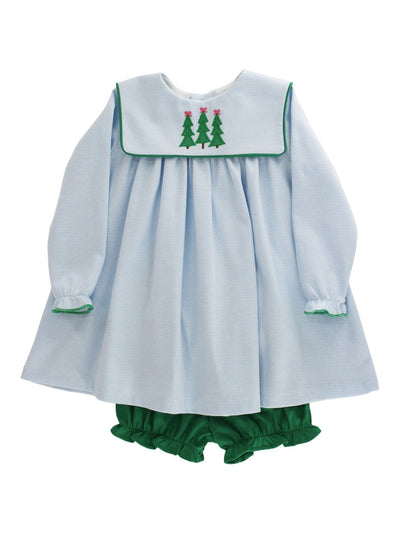 PRE-ORDER Enchanted Evergreens Float Dress w/Bloomers