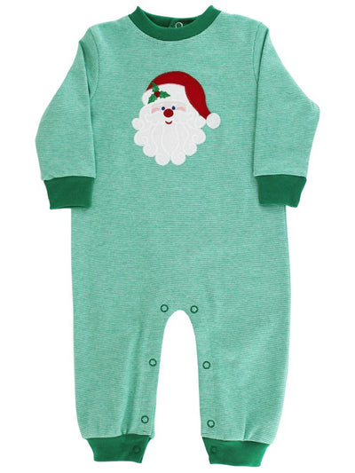 PRE-ORDER Santa Boy Knit Romper