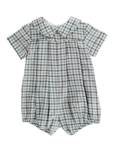 PRE-ORDER Dressy Boy Bubble - Pigeon Plaid