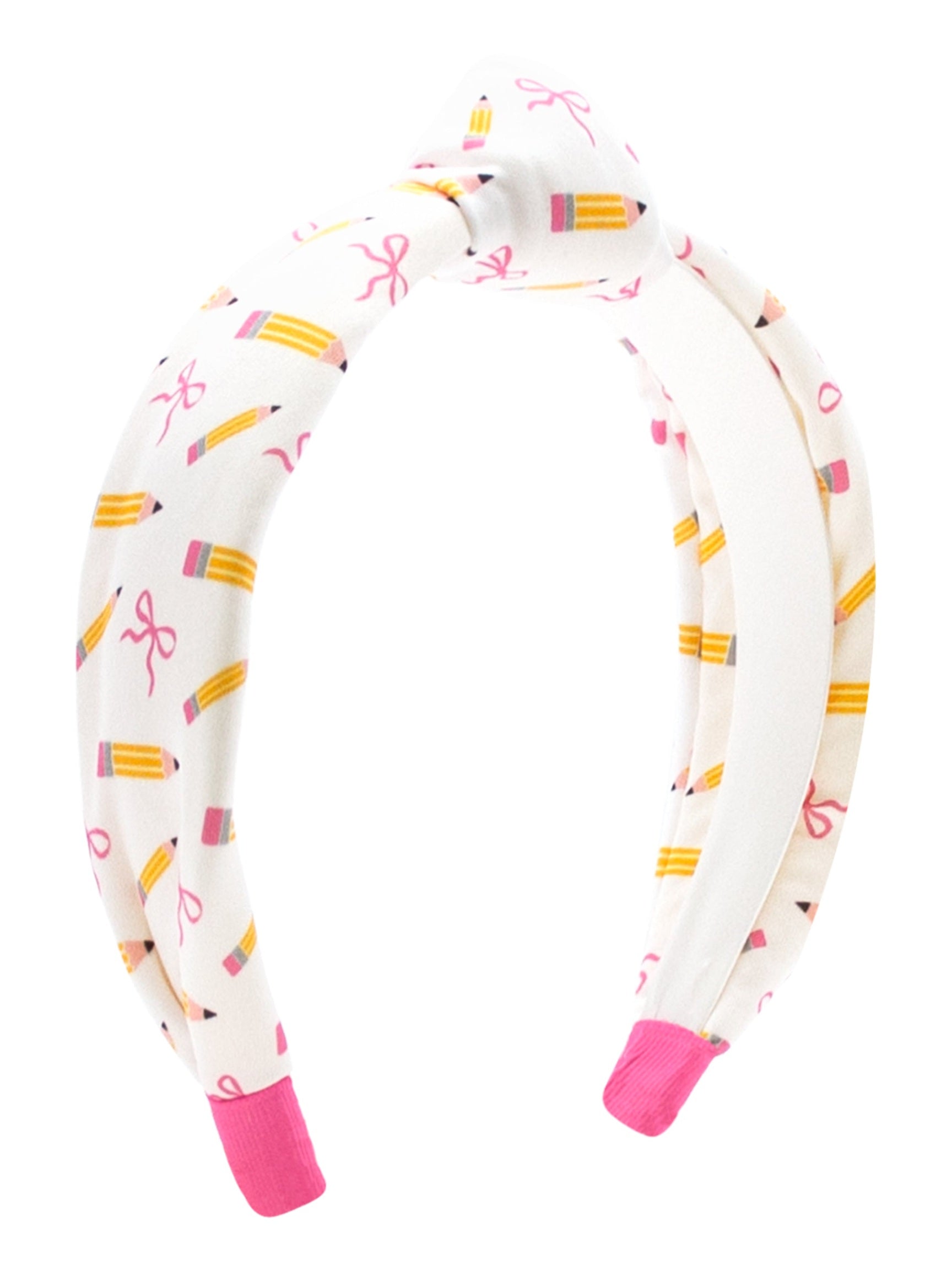 Back To School Printed Knot Headband