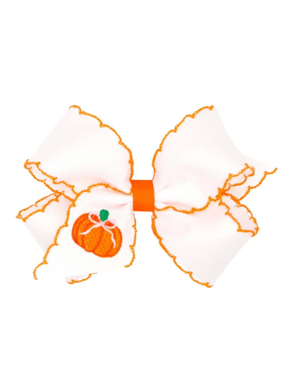 Embroidered Harvest Moonstitch Bow