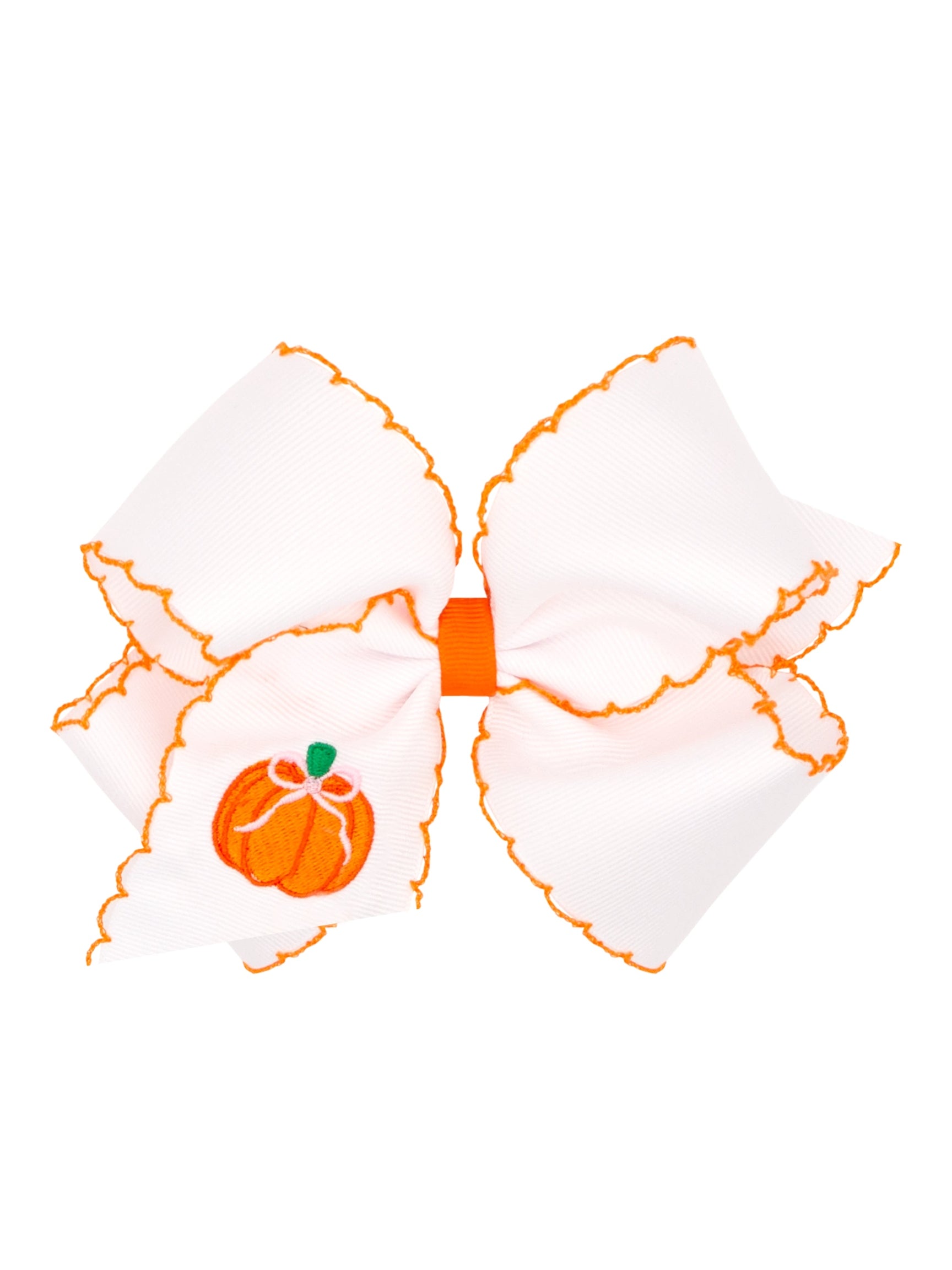 Embroidered Harvest Moonstitch Bow