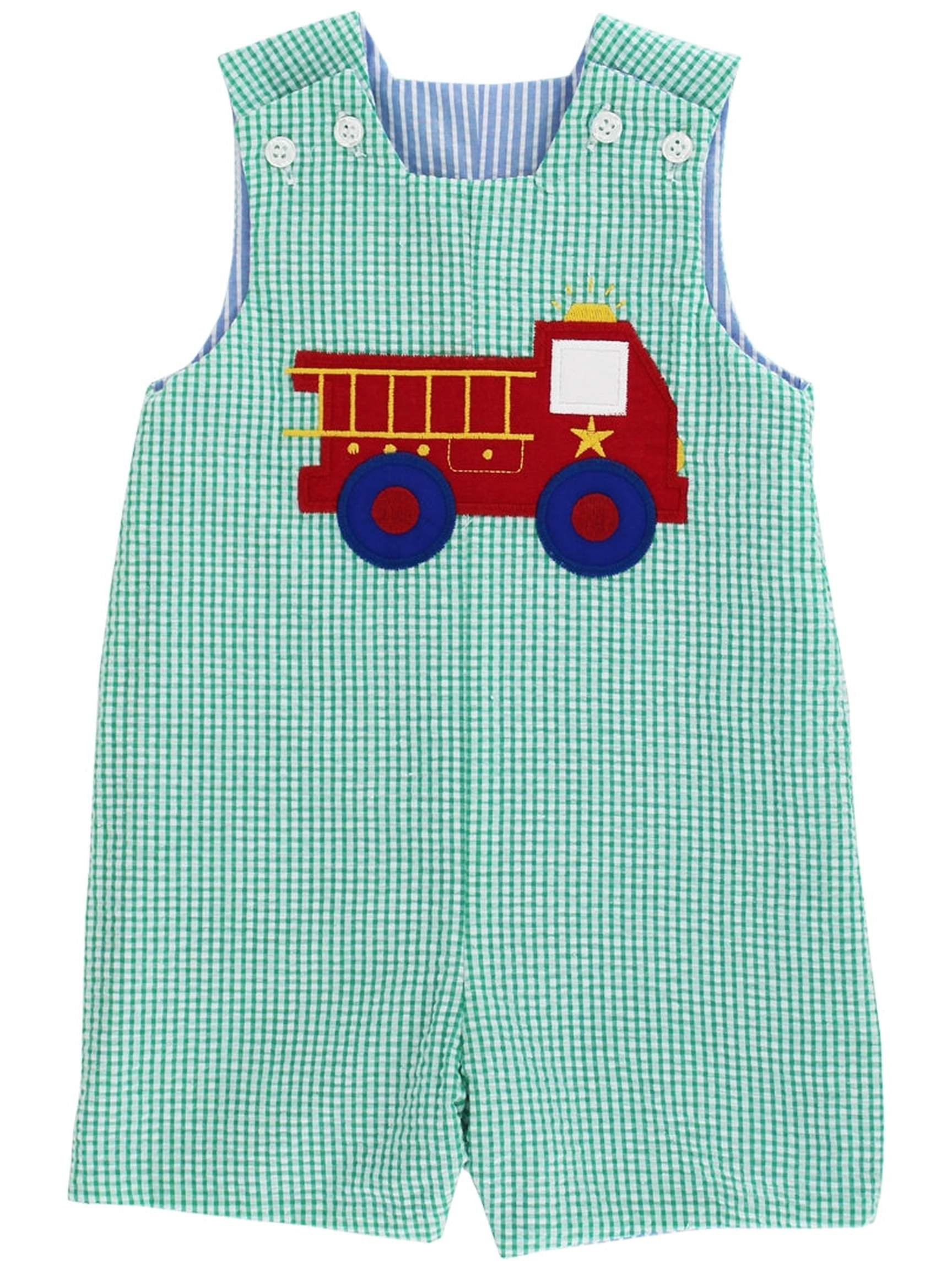 PRE-ORDER Reversible Appliquéd Boys John John