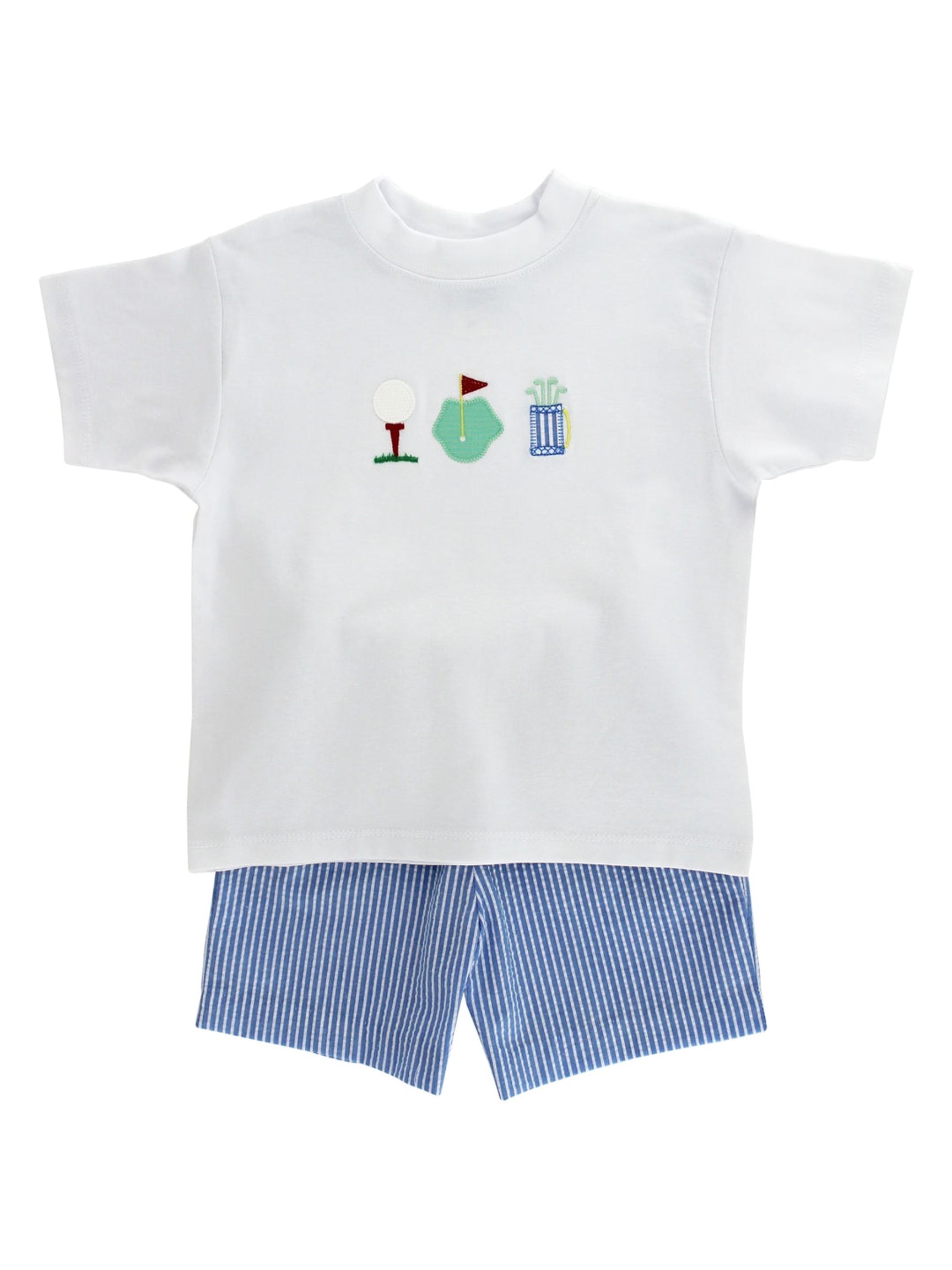 PRE-ORDER Appliquéd Boys Short Set