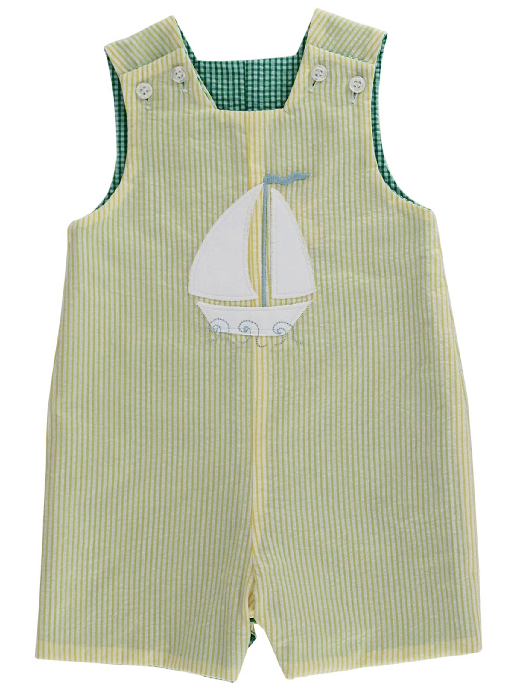 PRE-ORDER Reversible Appliquéd Boys John John