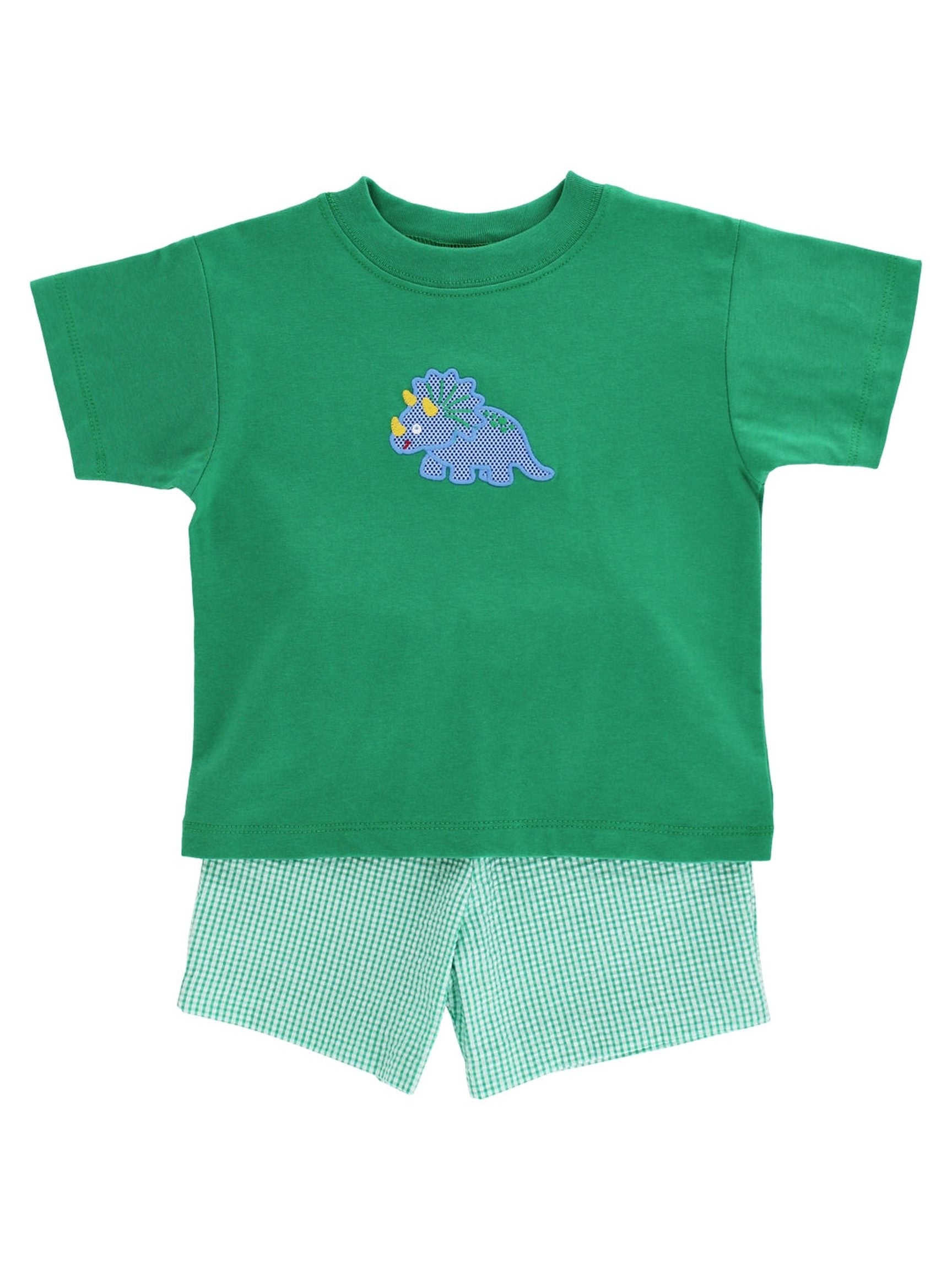 PRE-ORDER Appliquéd Boys Short Set
