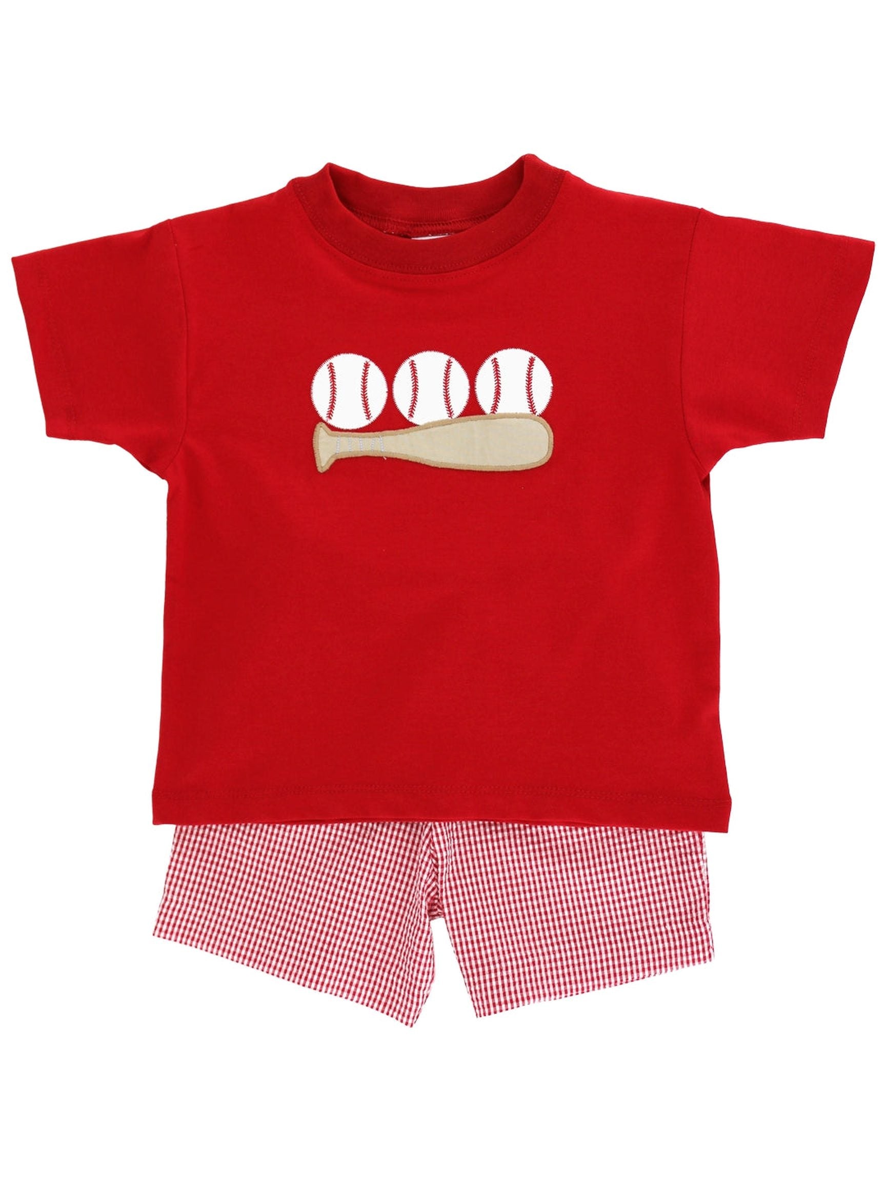 PRE-ORDER Appliquéd Boys Short Set