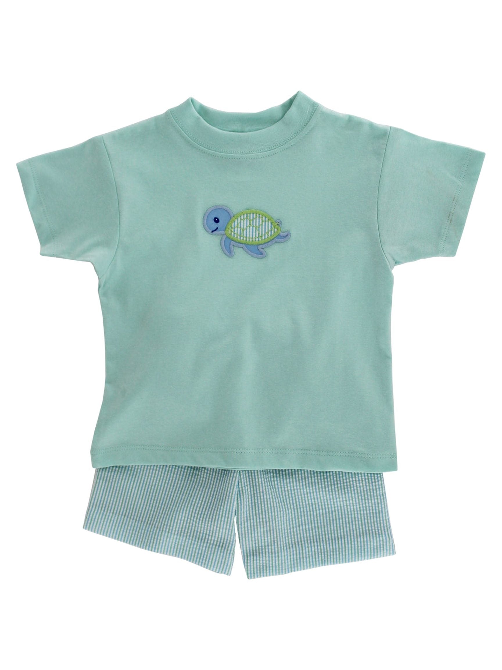 PRE-ORDER Appliquéd Boys Short Set