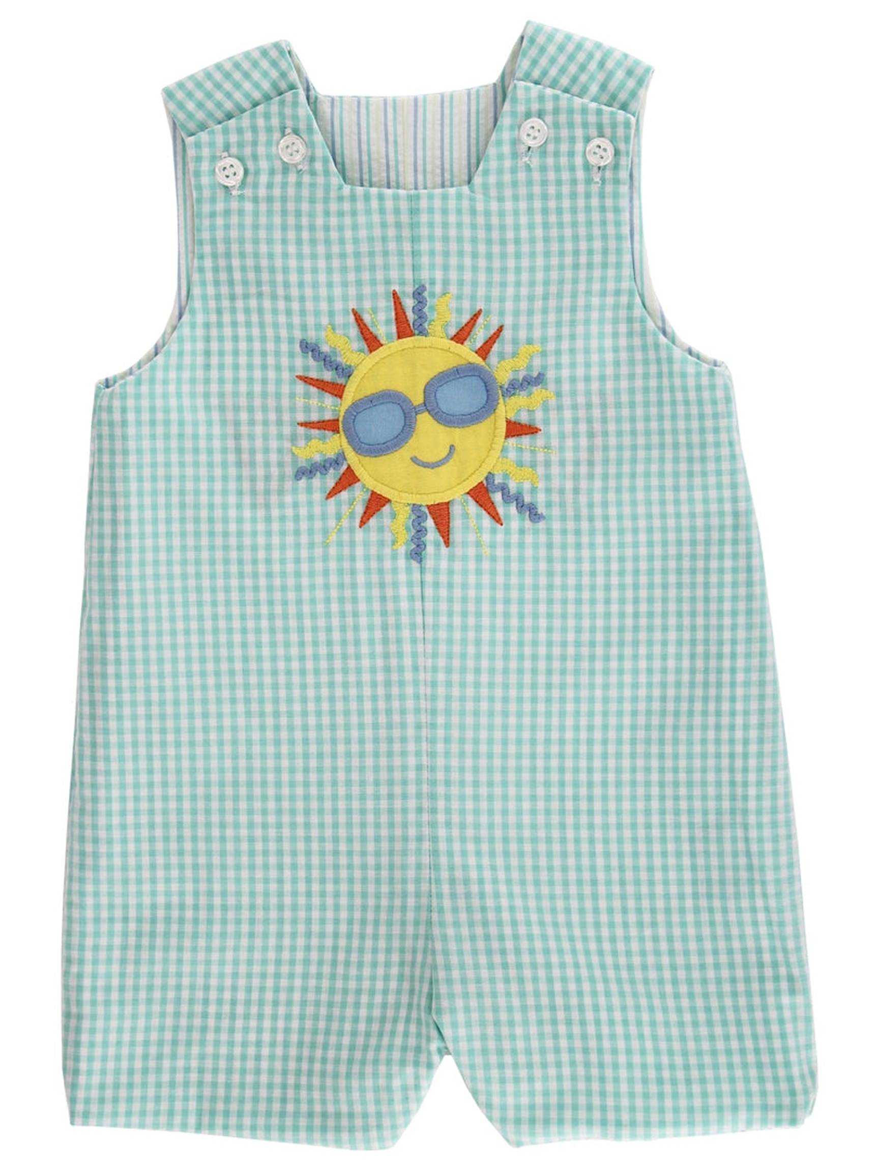 PRE-ORDER Reversible Appliquéd Boys John John
