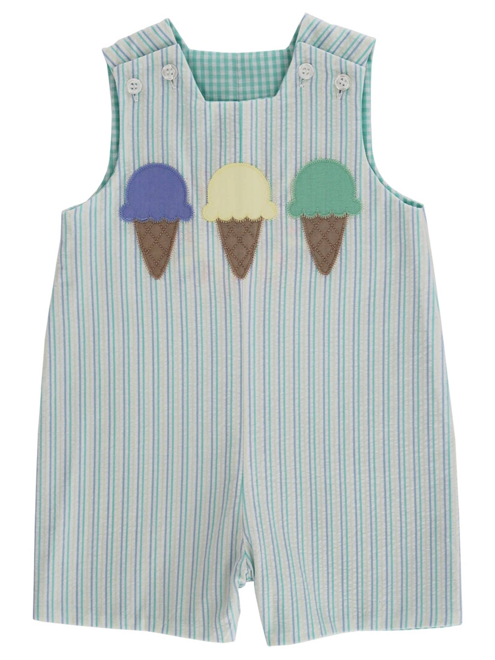 PRE-ORDER Reversible Appliquéd Boys John John