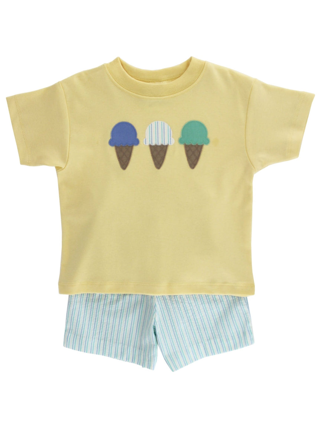 PRE-ORDER Appliquéd Boys Short Set