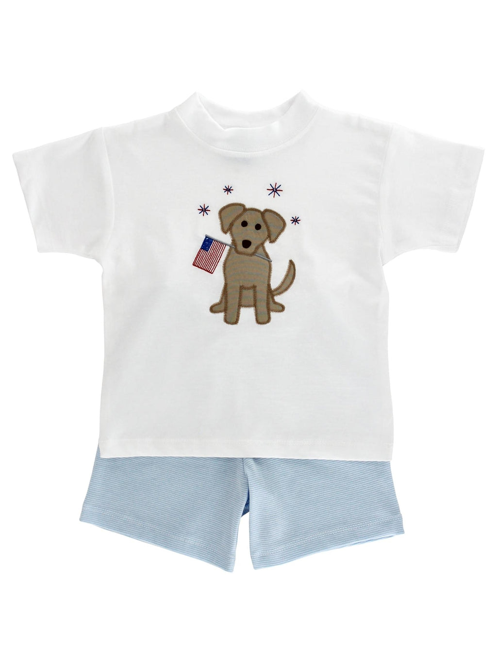PRE-ORDER Appliquéd Boys Short Set