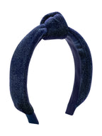 Sparkle Velvet Knot Headband
