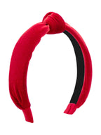 Sparkle Velvet Knot Headband