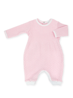 Paty Solid Color Knit Romper with Key-Hole Back