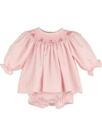 Pink Welcome Home Waves Smock Set