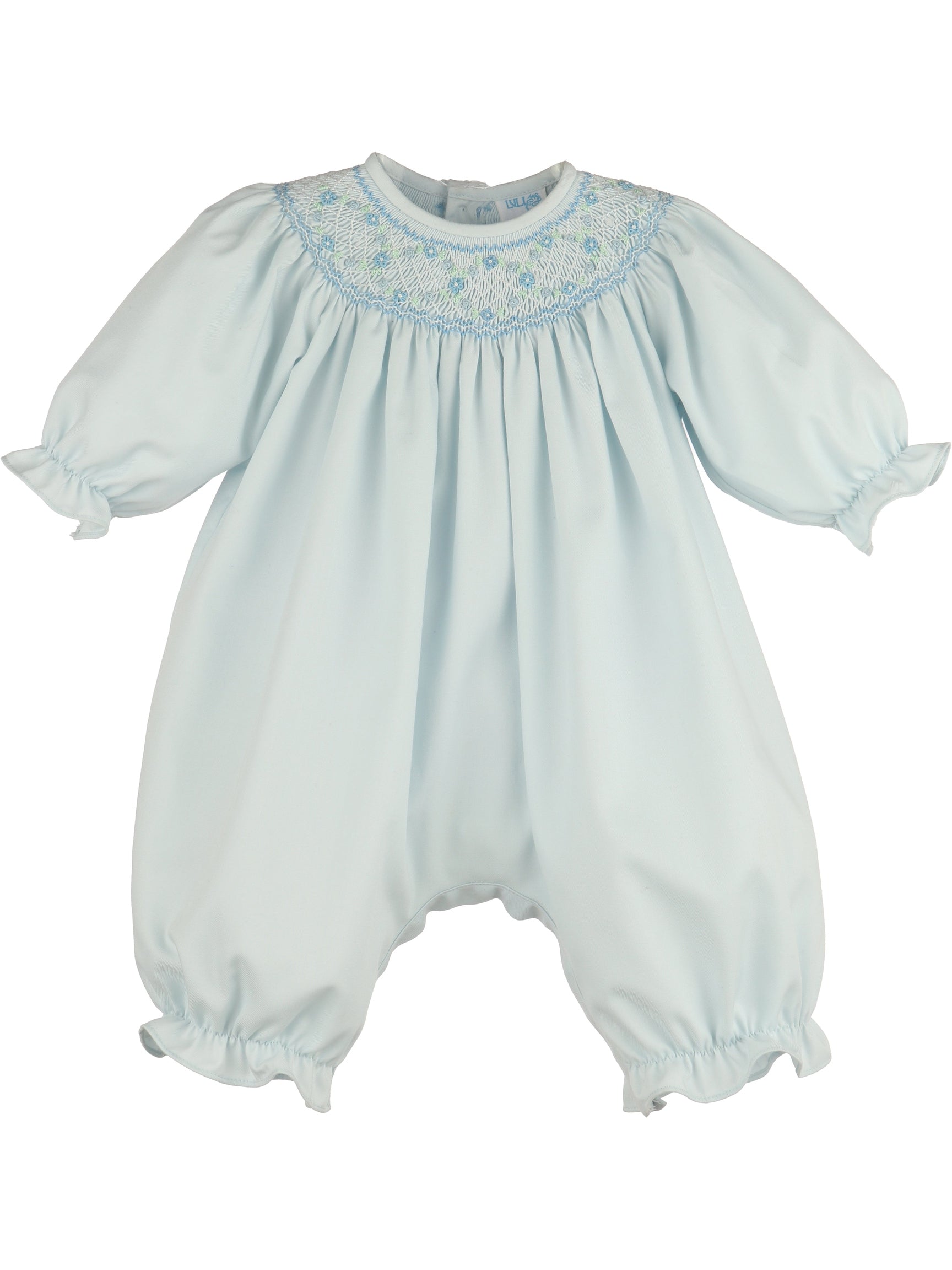 Blue Classic Smock Long Bubble