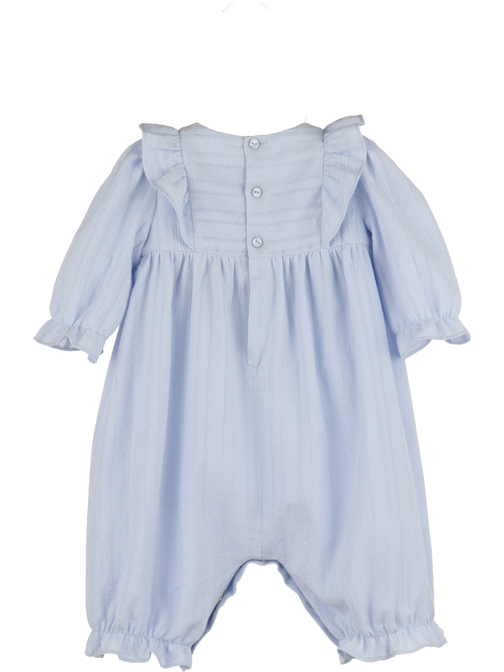 Blue Rosy Cheeks Jacquard Overall