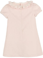 Pink Sweet Corduroy A-Line Dress