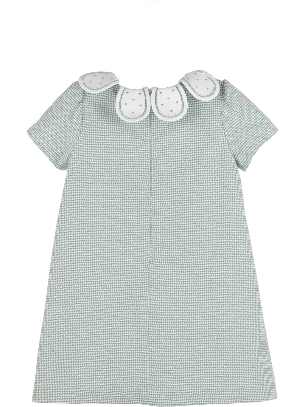 Checks Petal Collar Dress