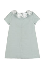 Checks Petal Collar Dress