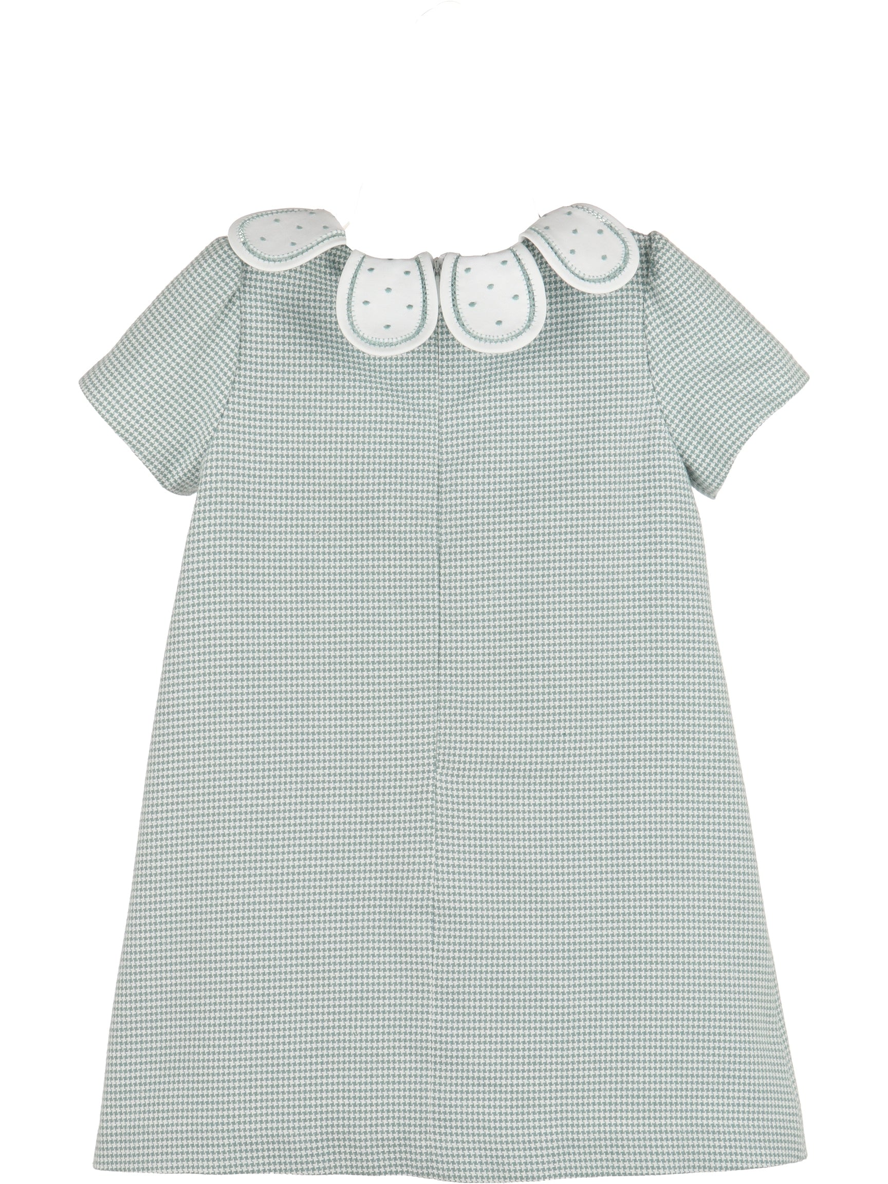 Checks Petal Collar Dress