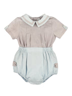 Oatmeal & Chambray Boy Set