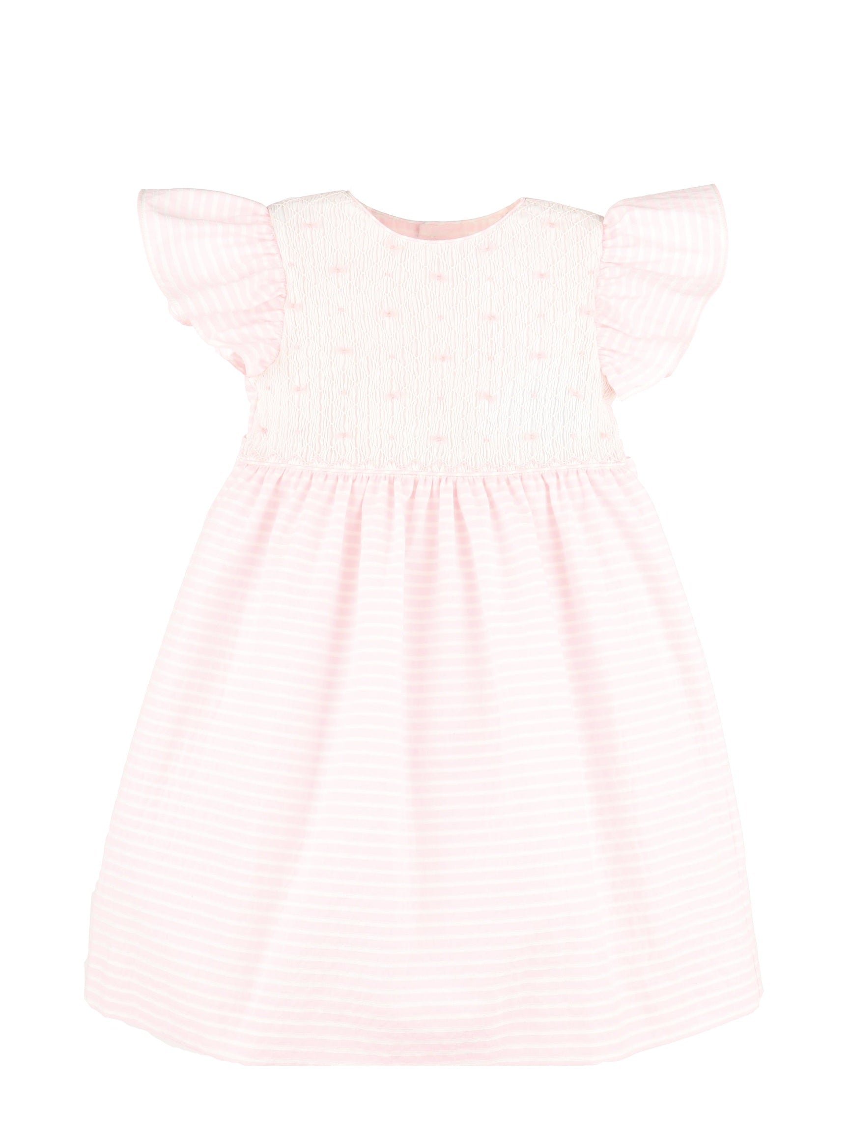 Plumeti Stripes Smocked Dress