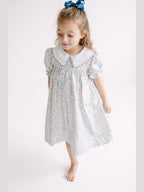 Timeless Blue Floral S/S Miller Dress