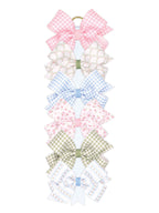 Solitaire Fabric w/Grosgrain Underlay Bow