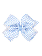 Solitaire Fabric w/Grosgrain Underlay Bow