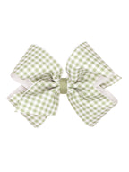 Solitaire Fabric w/Grosgrain Underlay Bow