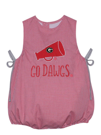 Go Dawgs Applique Girl Bubble