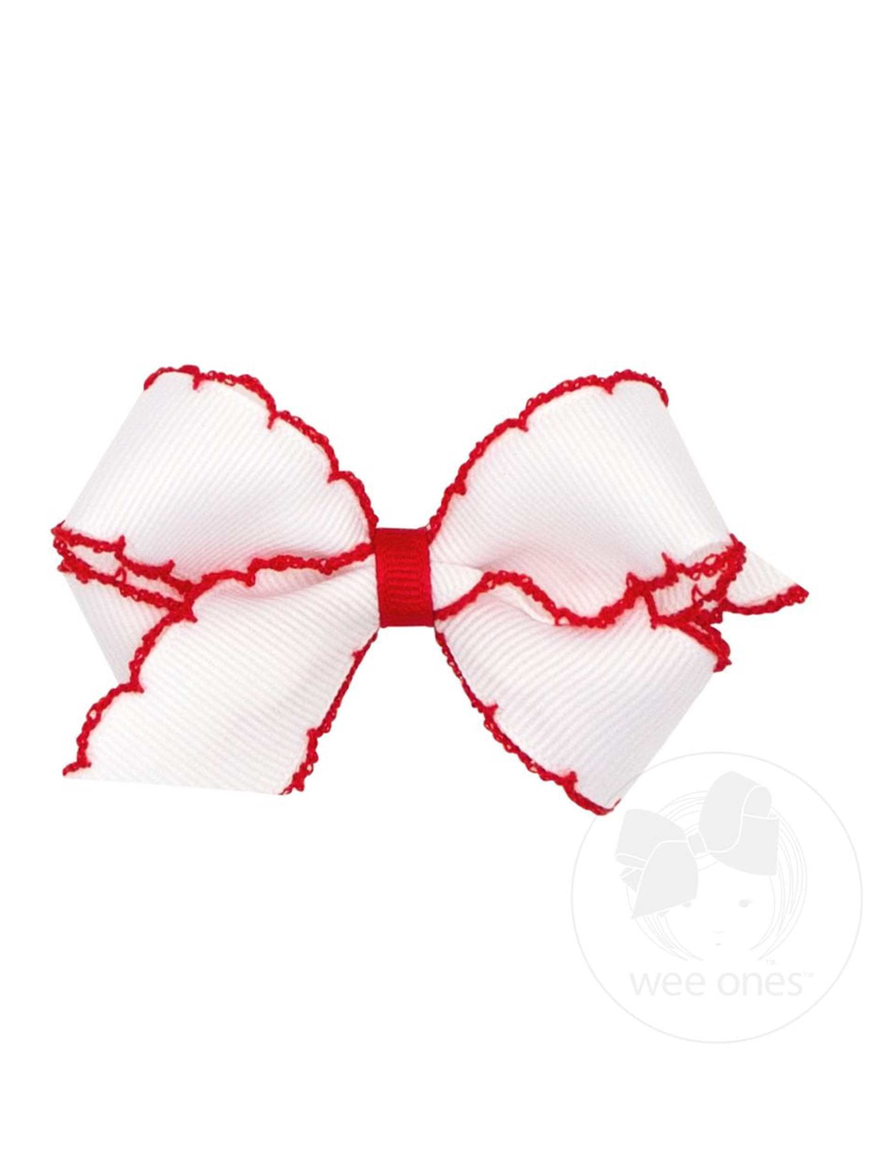 Wee Ones Moonstitch Bows - Asst'd Colors