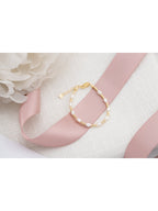 Quinn - 14K Gold-Plated Genuine Pearl Girl Beaded Bracelet