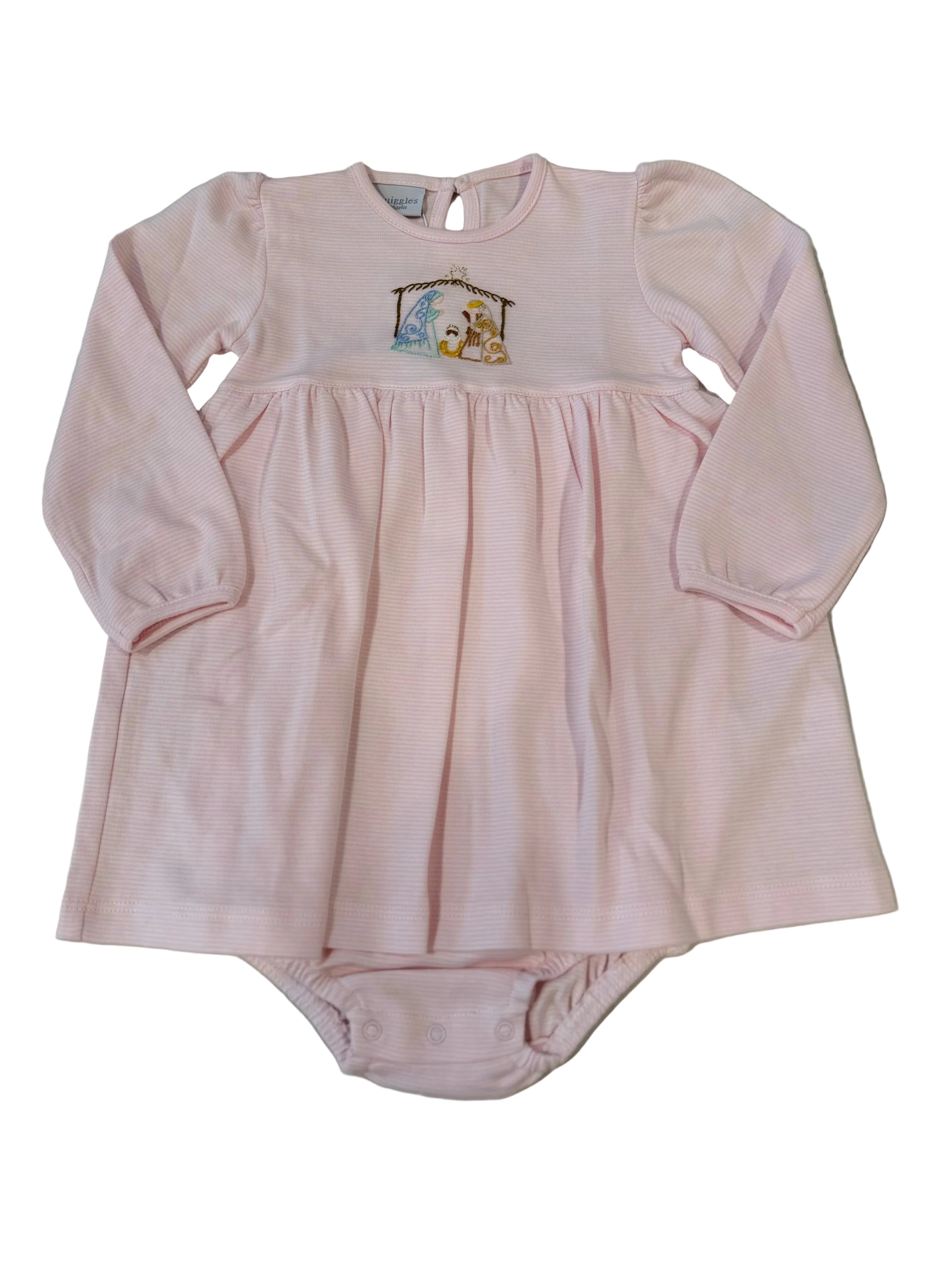 Silent Night Onesie Dress