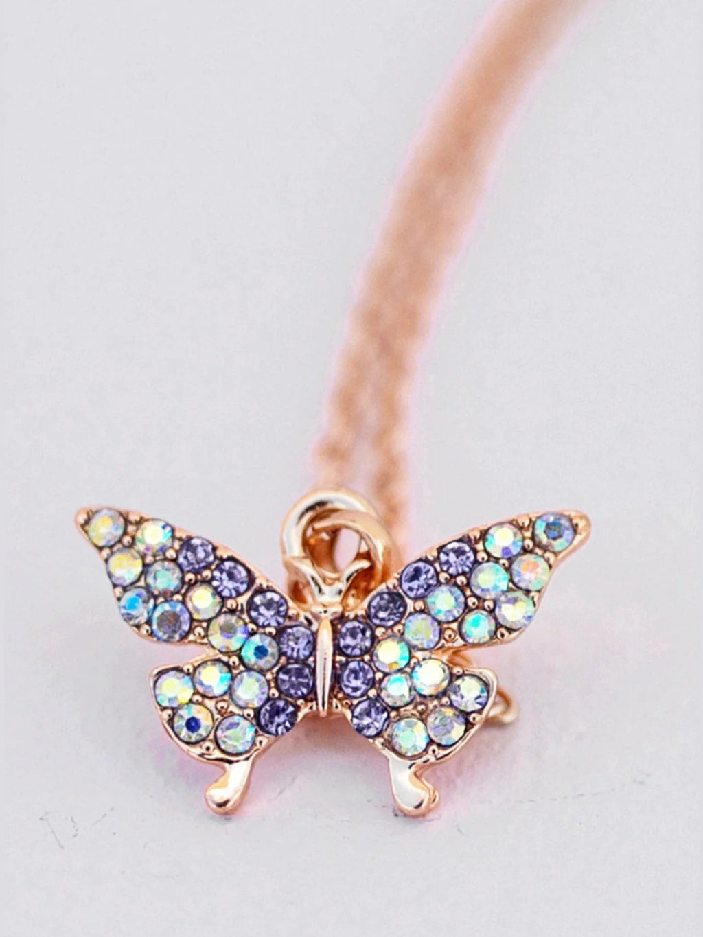 Boutique Butterfly Gem Necklace