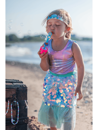 Bling Bling Mermaid Skirt & Hairclip Set