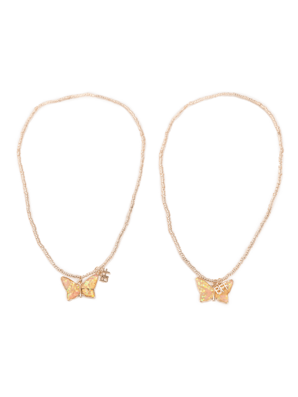 BFF Butterfly Share & Tear Necklaces