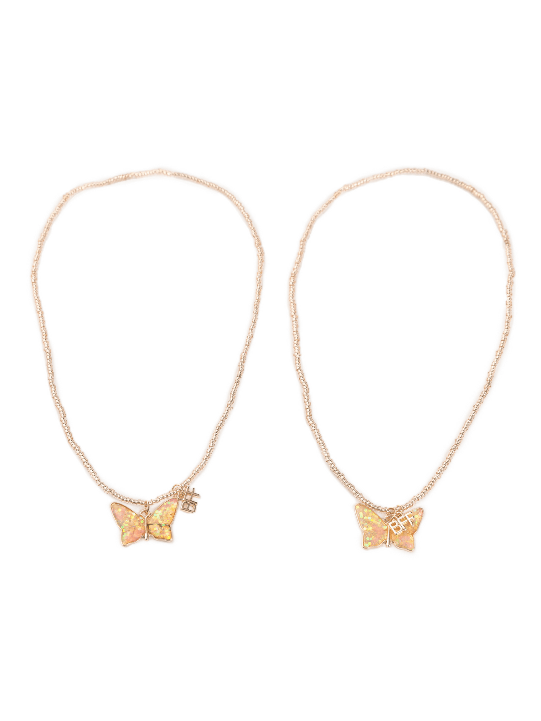 BFF Butterfly Share & Tear Necklaces